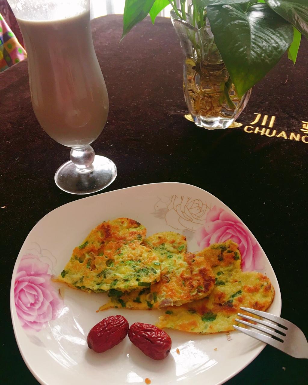 葱花鸡蛋饼