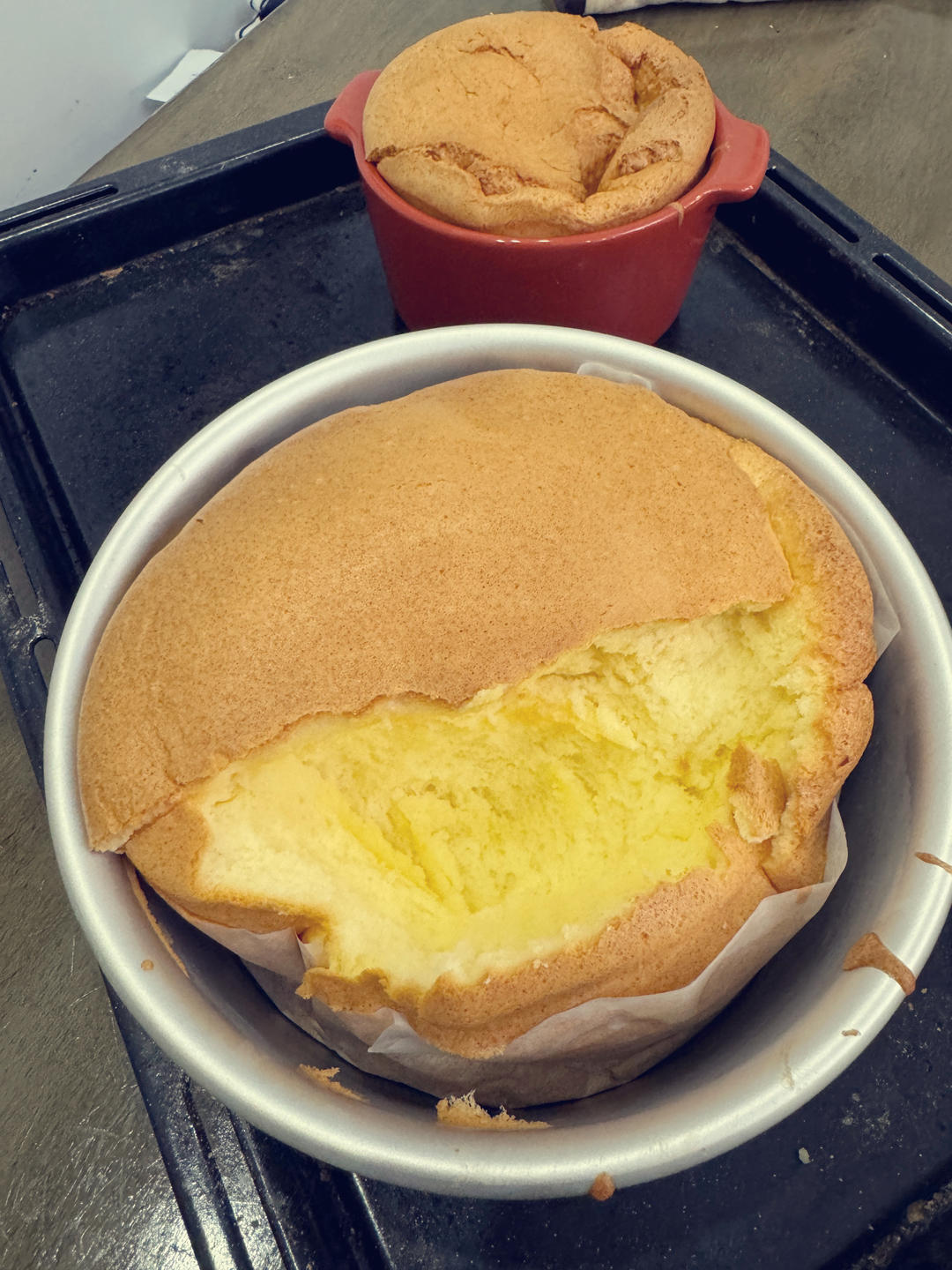 超柔软6寸戚风蛋糕(附8寸配方)零失败 超详细‼️含操作视频