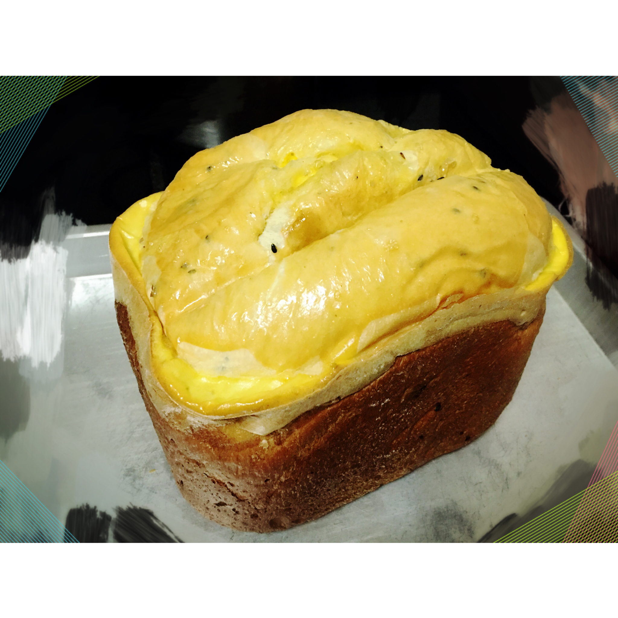 超级好吃的原味面包（面包机版）