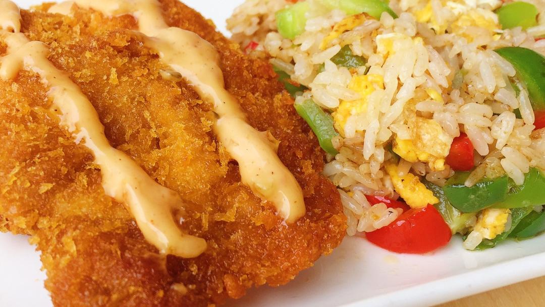 吉列猪扒饭的做法