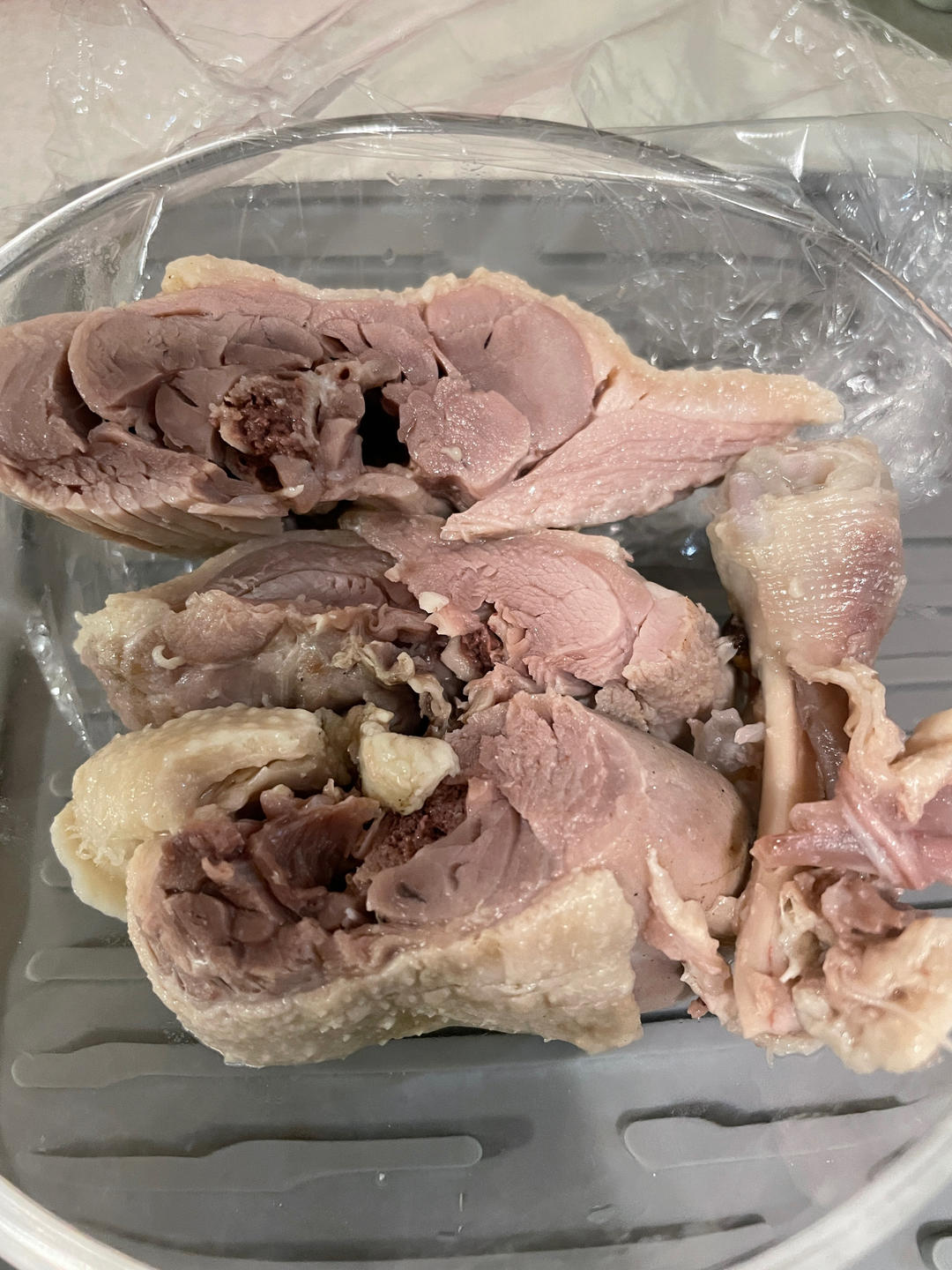 首次成功的盐水鸭腿