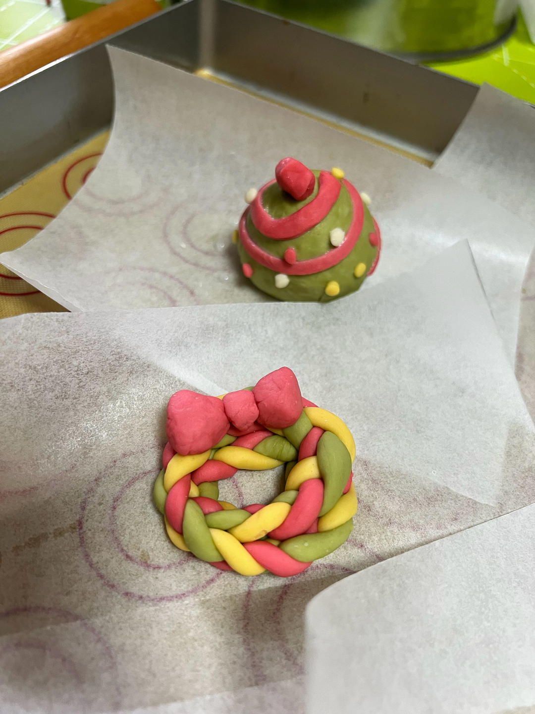 圣诞树馒头