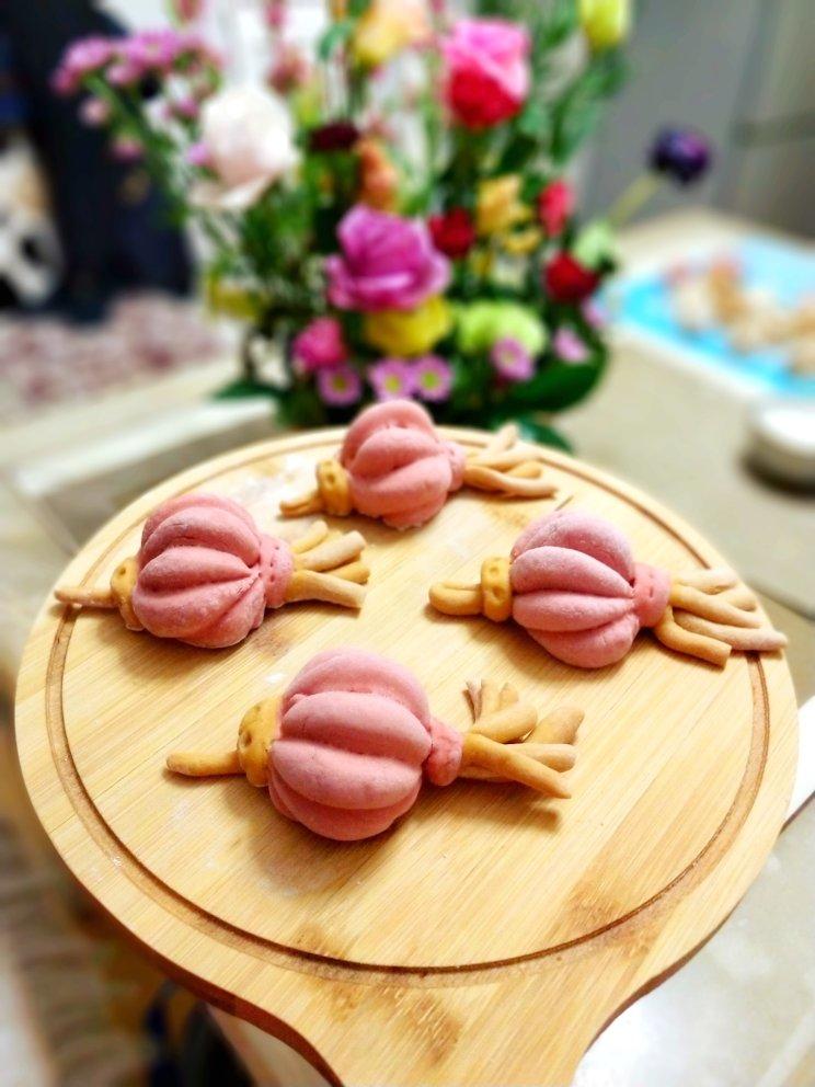 【原创】节日喜庆大红灯笼馒头