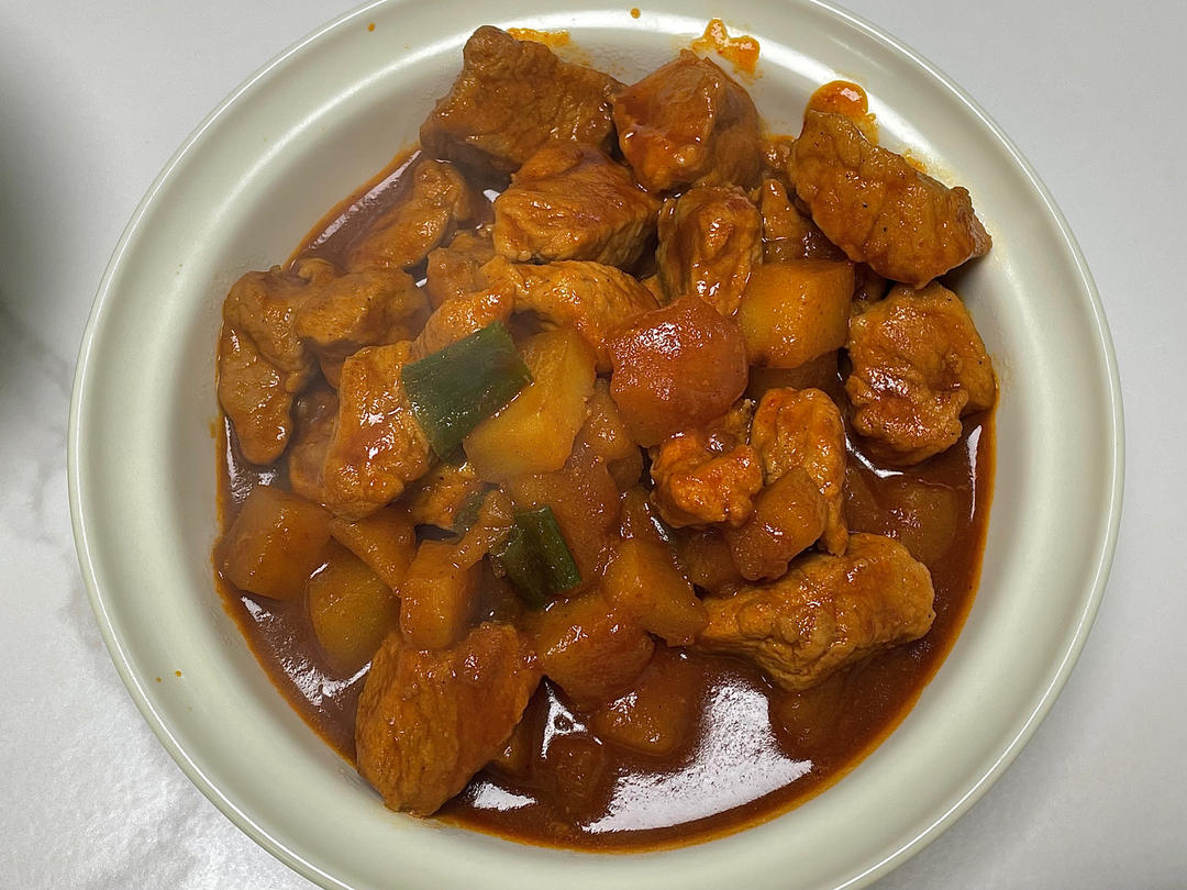 韩式猪肉土豆锅