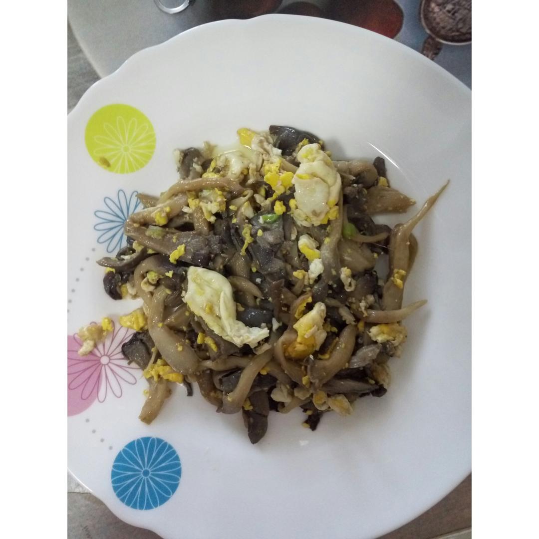 爸爸的大葱蘑菇炒蛋