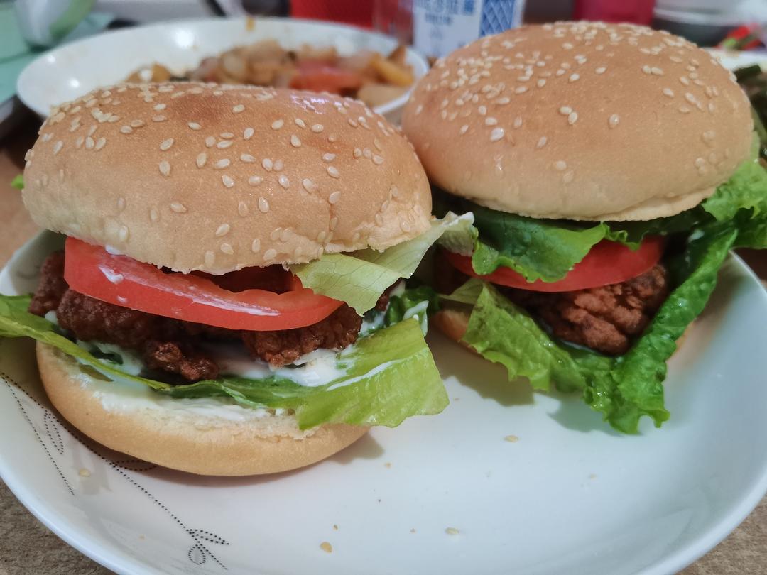 炸鸡汉堡包