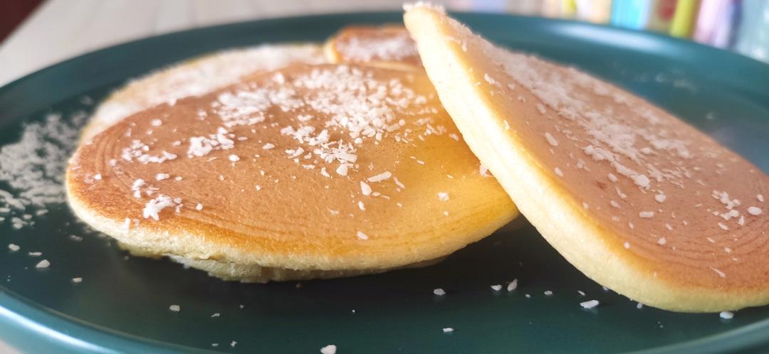 不用烤箱 15分钟无油低糖的舒芙蕾蛋糕松饼 🥞 蓬松绵软