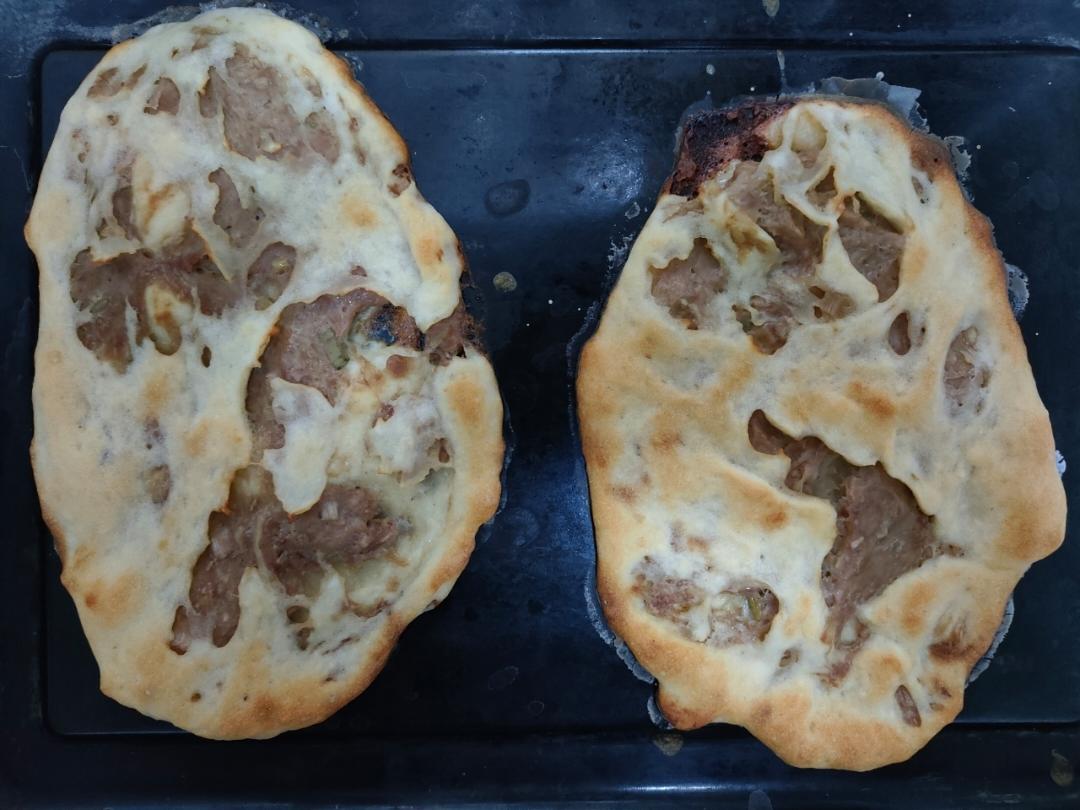 在家就能做的～街头小吃❗️❗️鲜肉锅盔