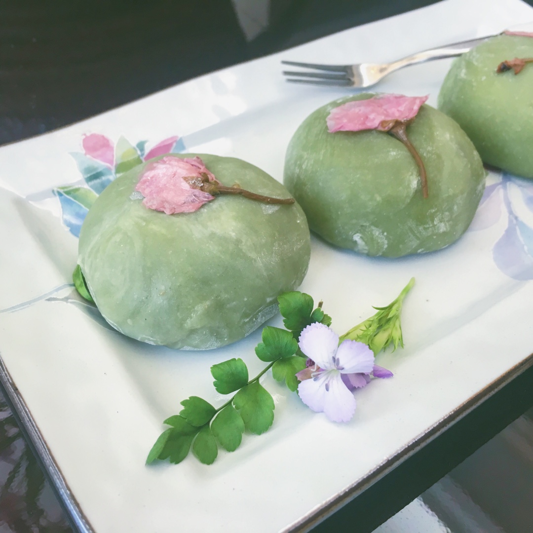 樱花抹茶团子