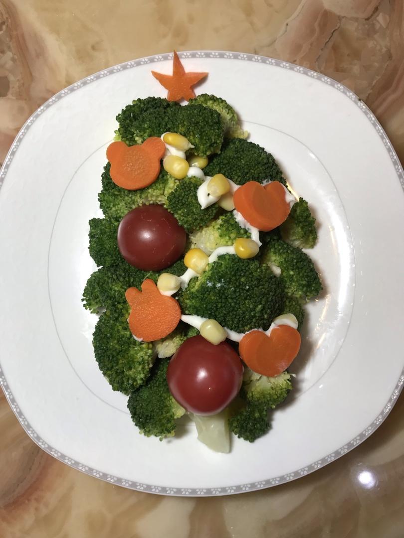 西兰花圣诞树