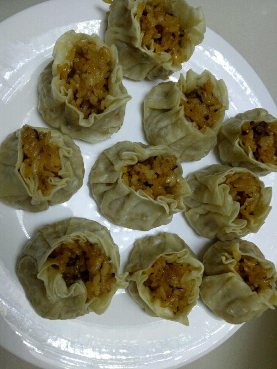 简易糯米烧卖（附烧卖包法）