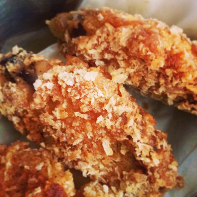 香脆辣味炸鸡翅