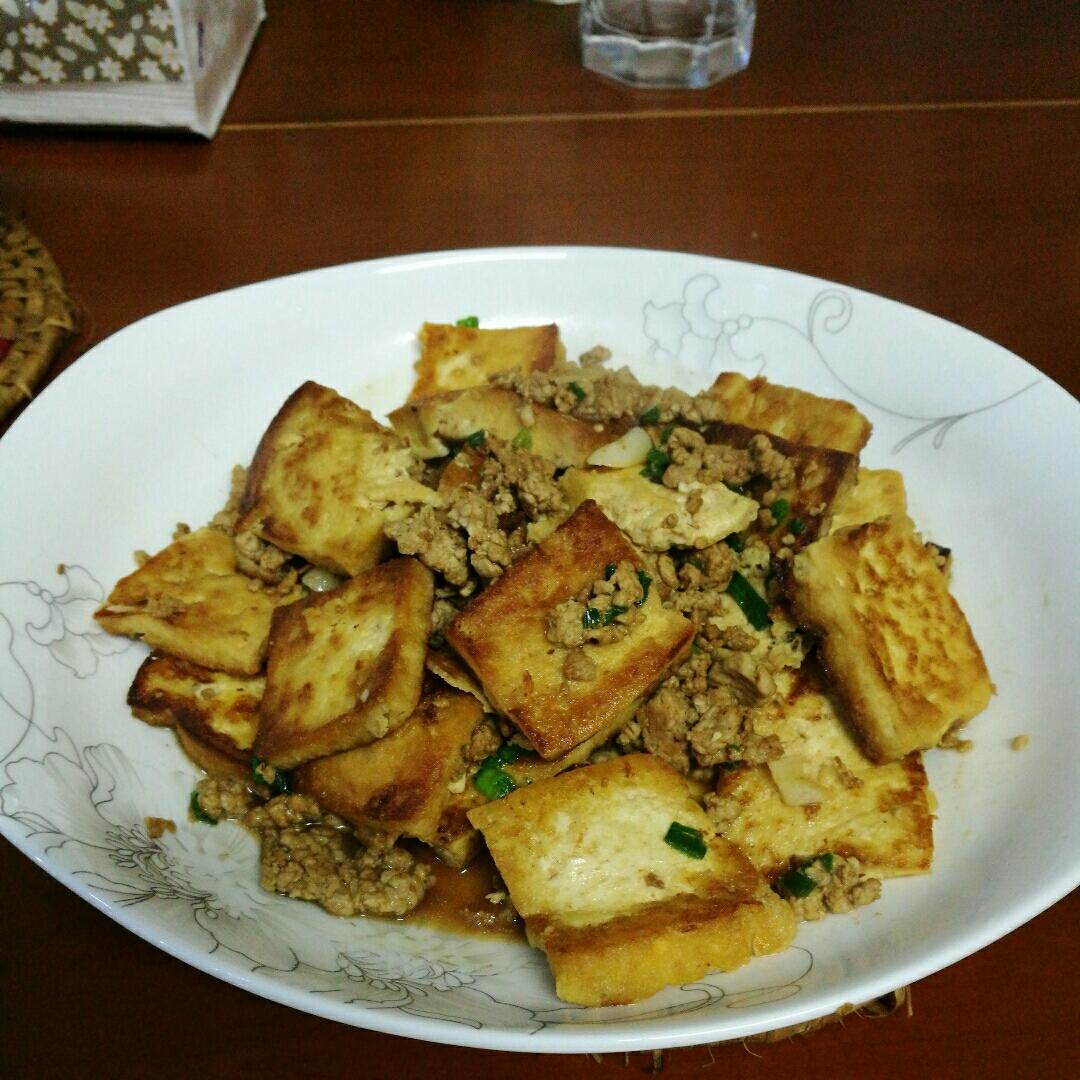 肉末烧豆腐