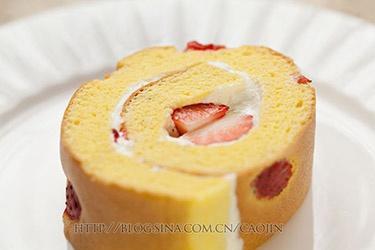 草莓蛋糕卷的做法