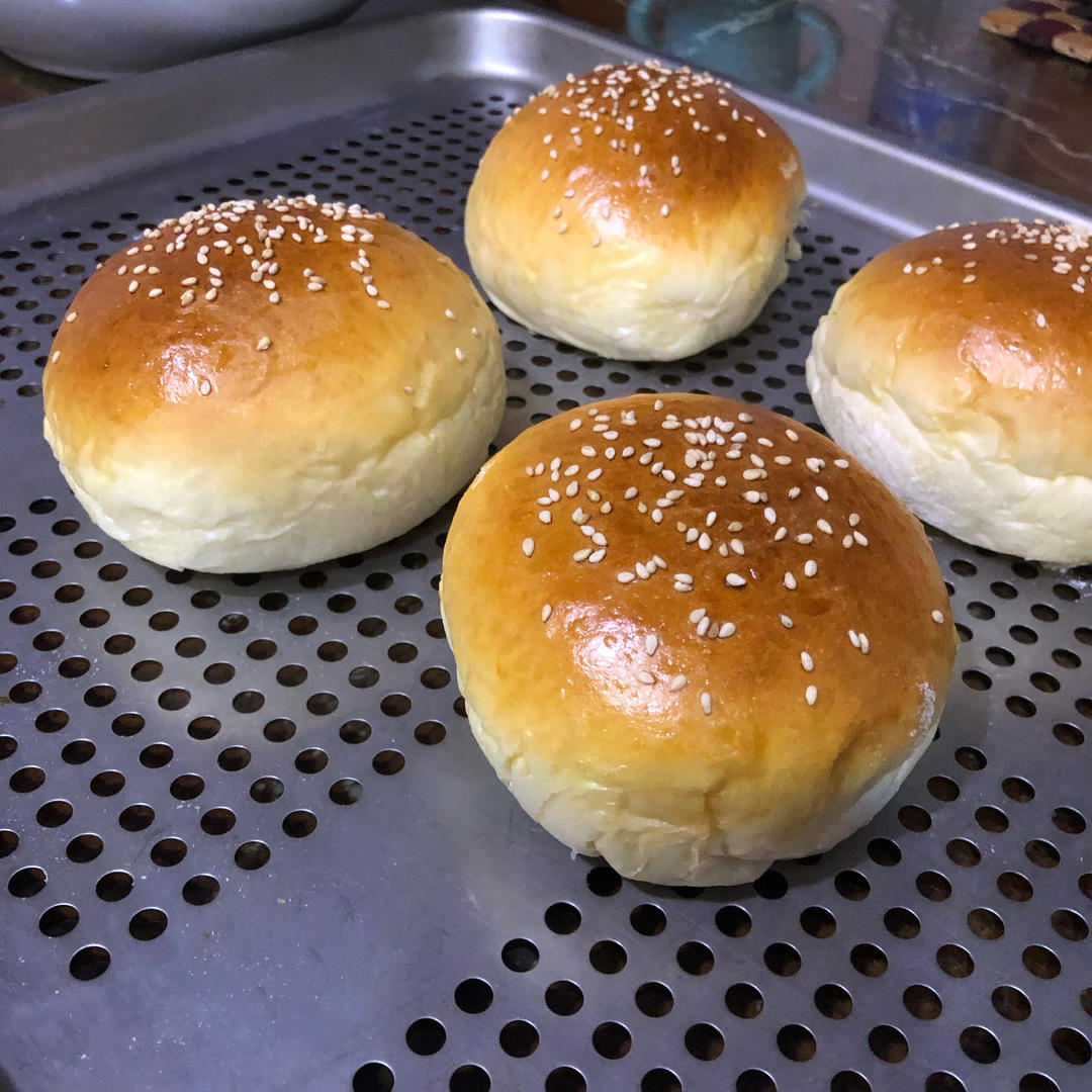 最正宗的美式汉堡胚配方，媲美汉堡王（汤种法）