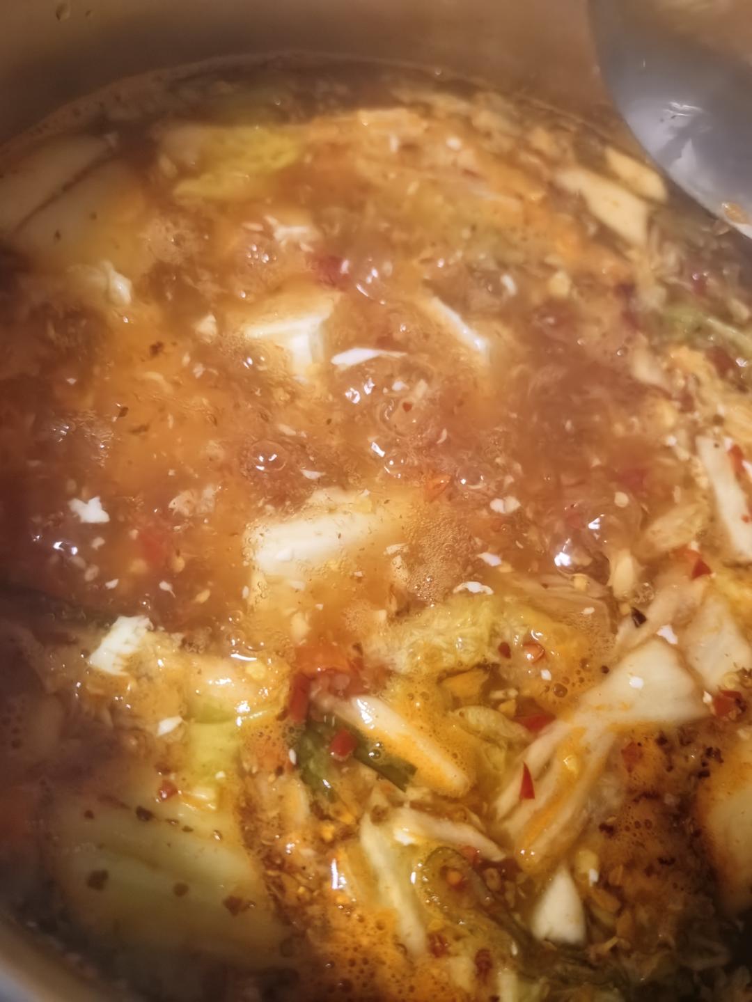 泡菜豆腐牛肉汤