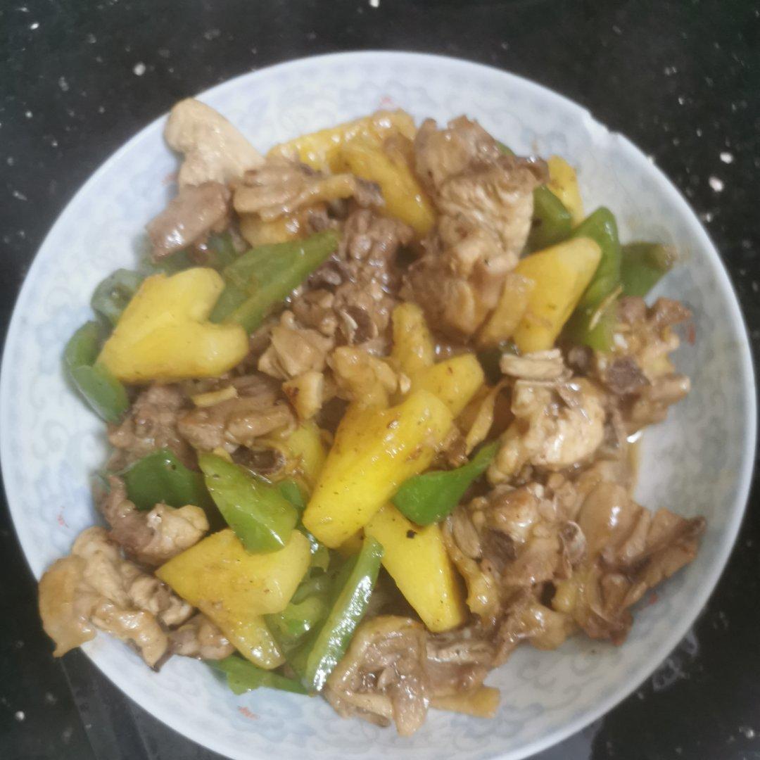 菠萝/凤梨炒鸡肉