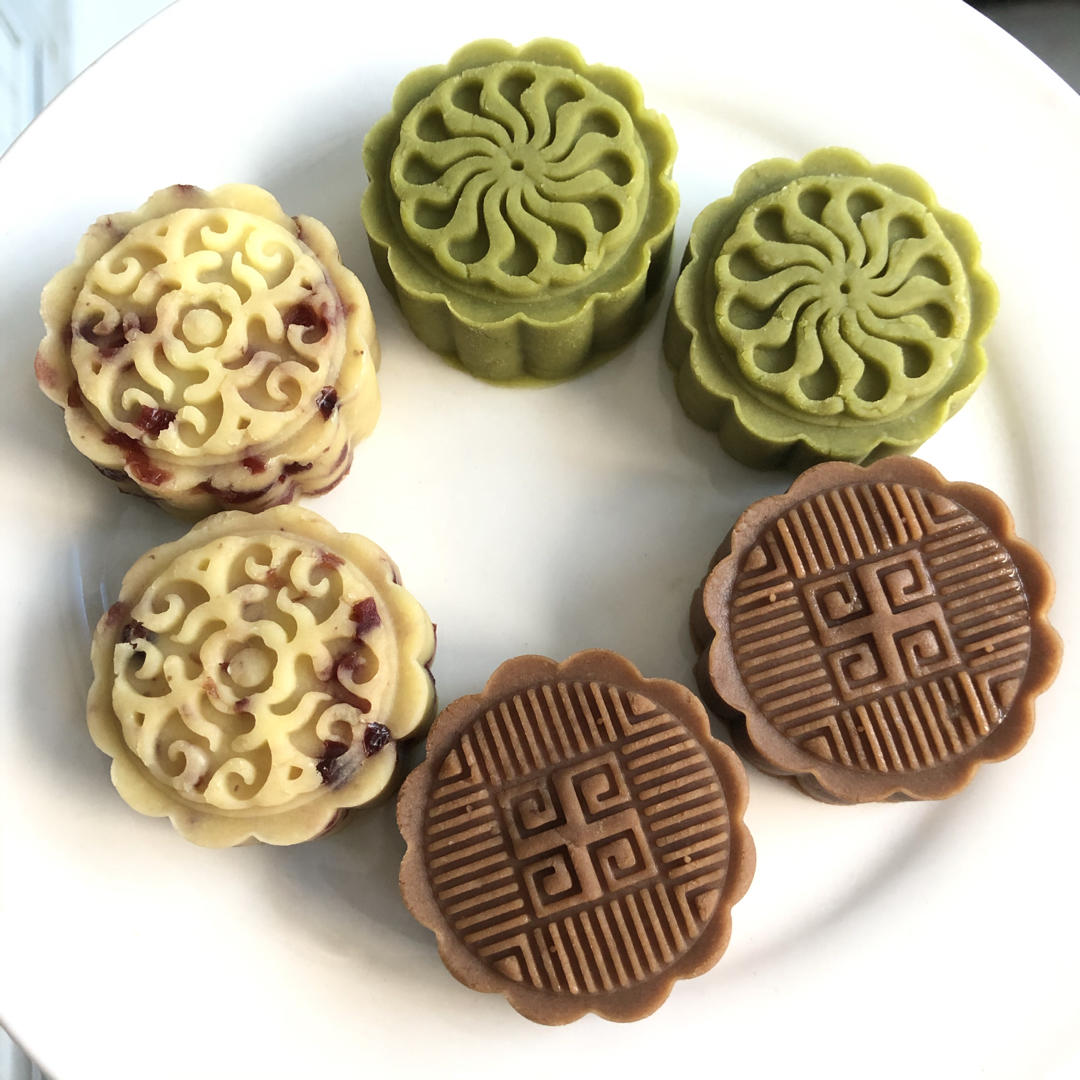 蔓越莓绿豆糕