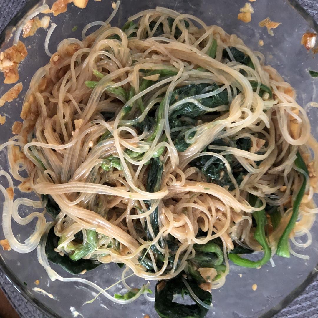‼️万能凉拌酱汁‼️菠菜这样做，好吃到哭