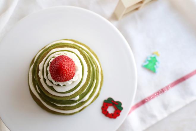 抹茶松饼塔Matcha Pancake Xmas Tree的做法