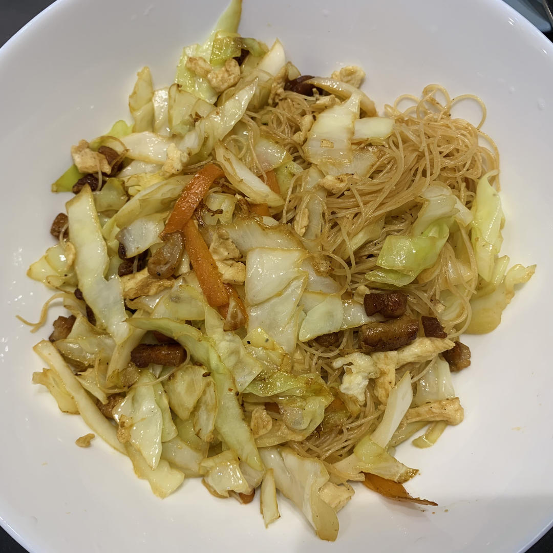 包菜炒粉丝