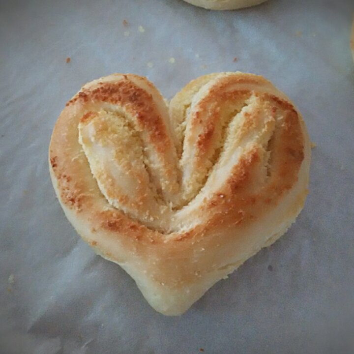 心形椰蓉面包