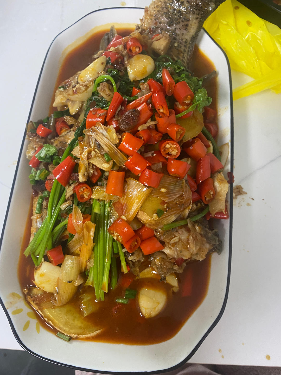 红烧鲈鱼
