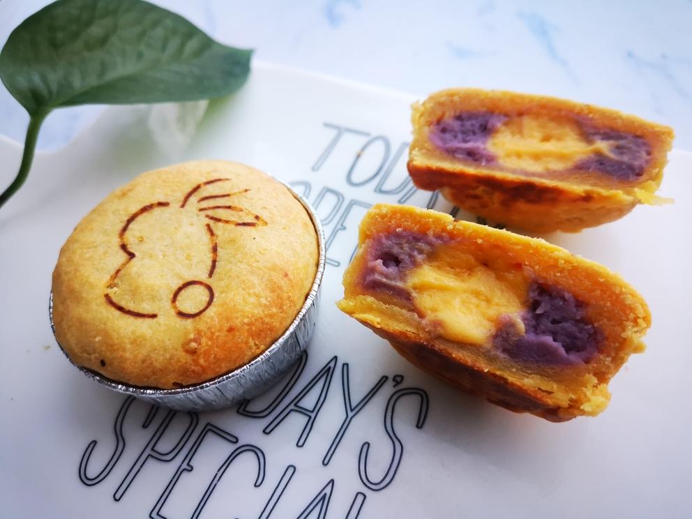 法式乳酪芋泥金沙流心月饼（记录配方）的做法