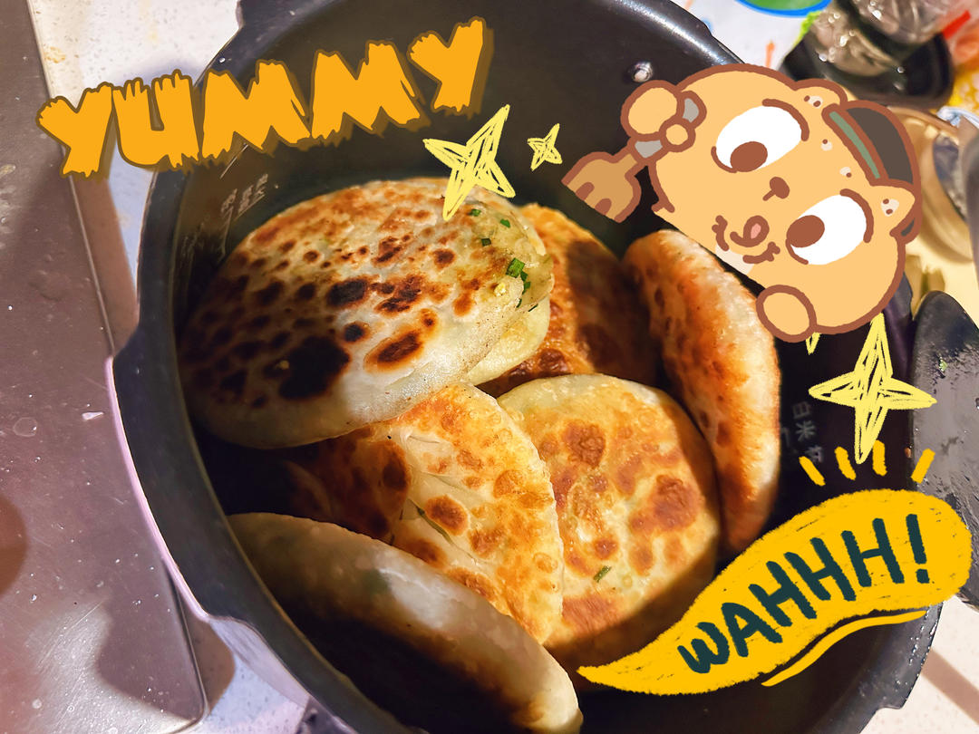 皮薄馅大～韭菜鸡蛋饼