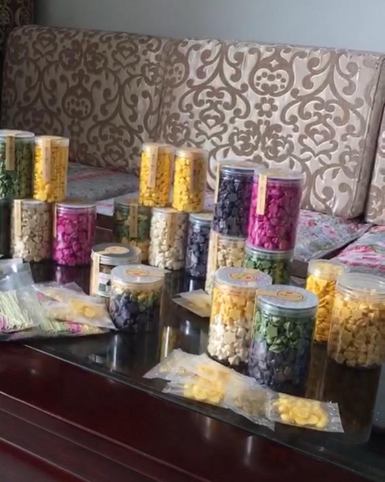 无糖溶豆 手工溶豆自制宝宝溶豆酸奶溶豆～各种水果味