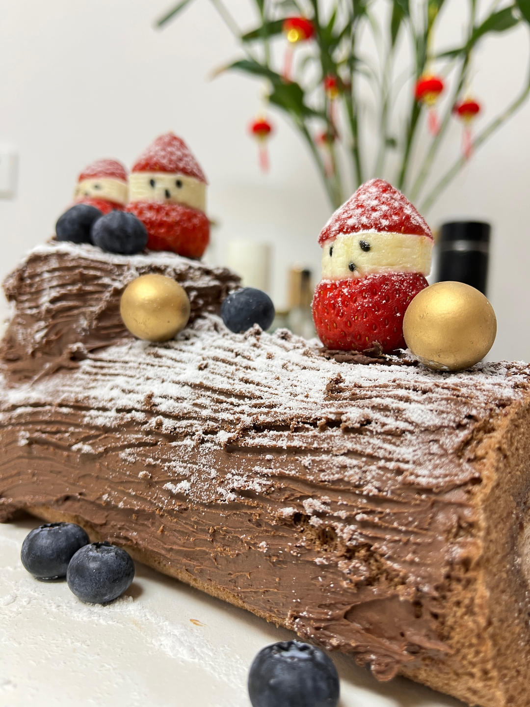 圣诞🎄树桩蛋糕
