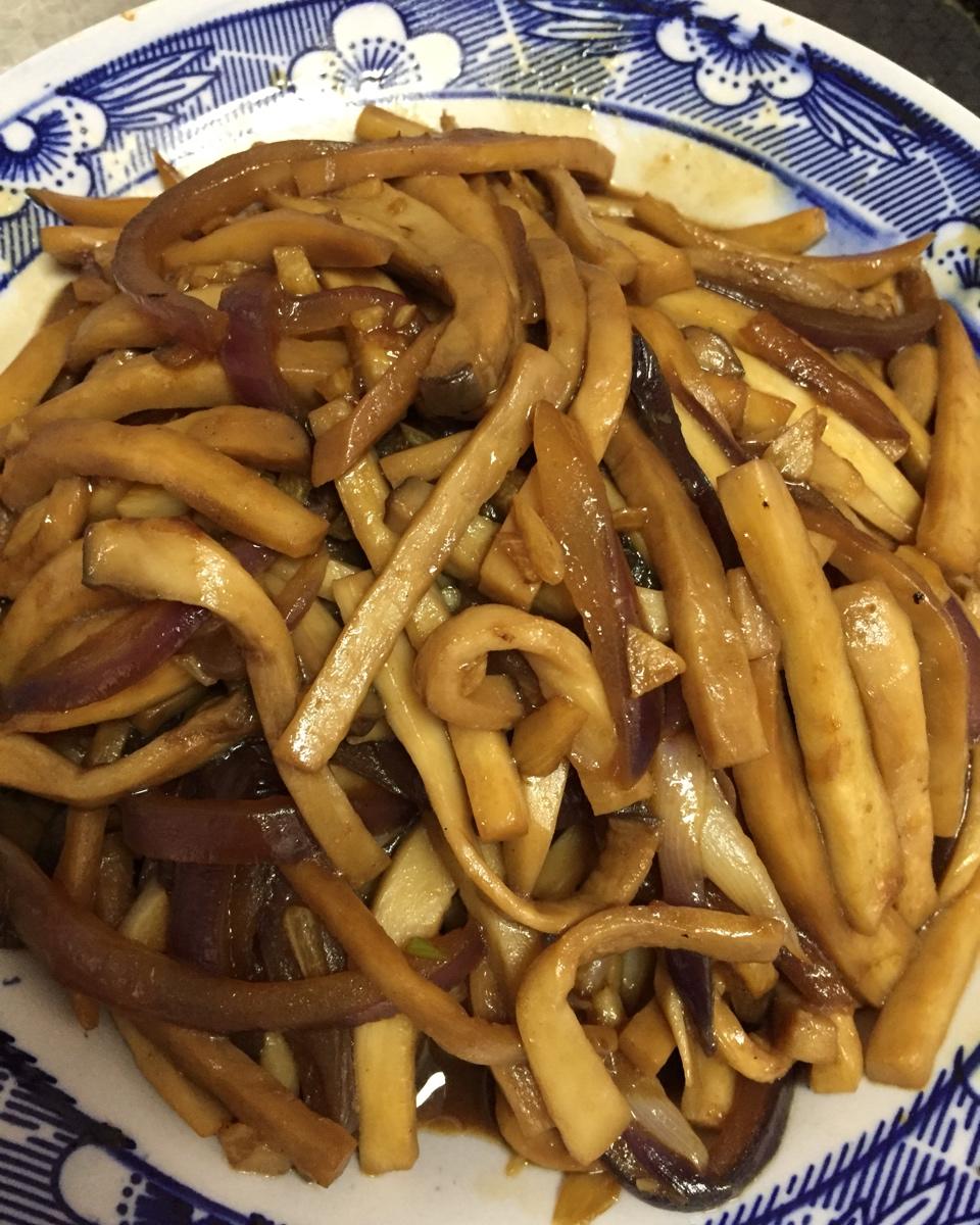洋葱遇到杏鲍菇