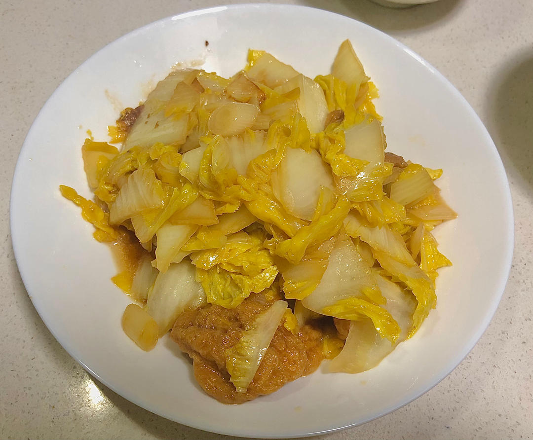 白菜油面筋