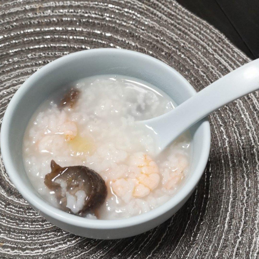 海参虾仁干贝粥