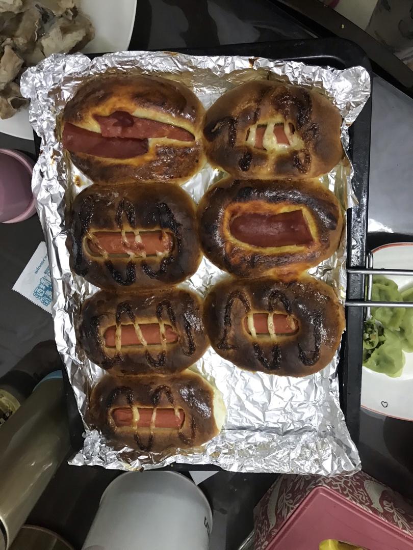 热狗面包