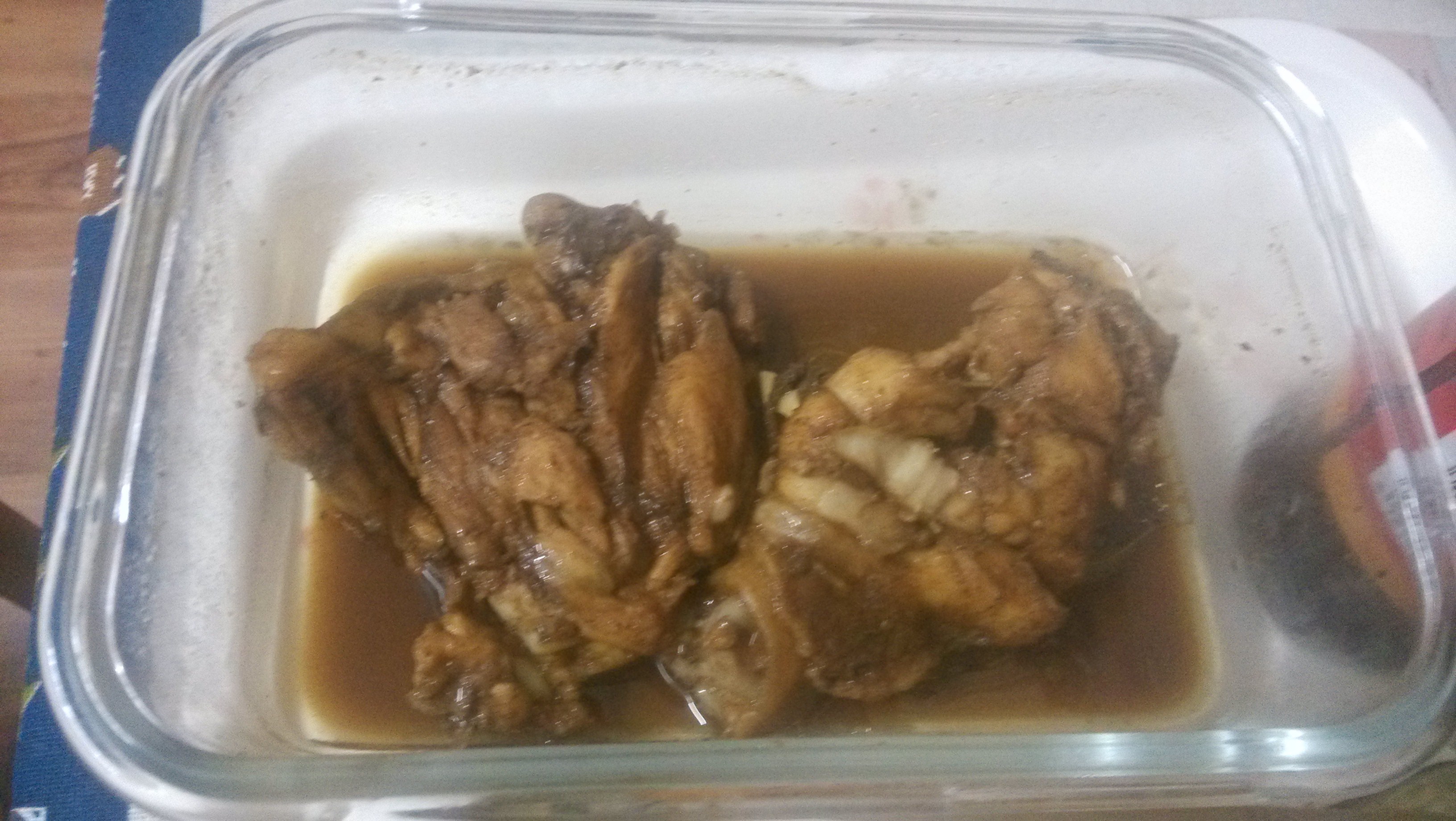 10分钟微波炉版健康红烧鸡腿