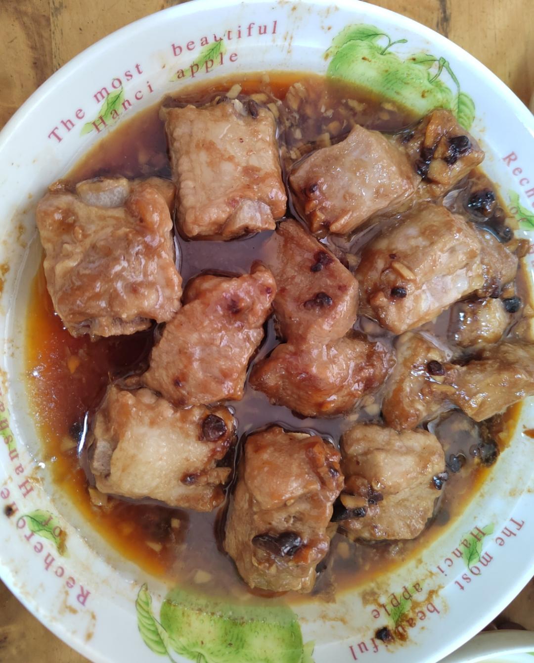 豆豉蒸排骨