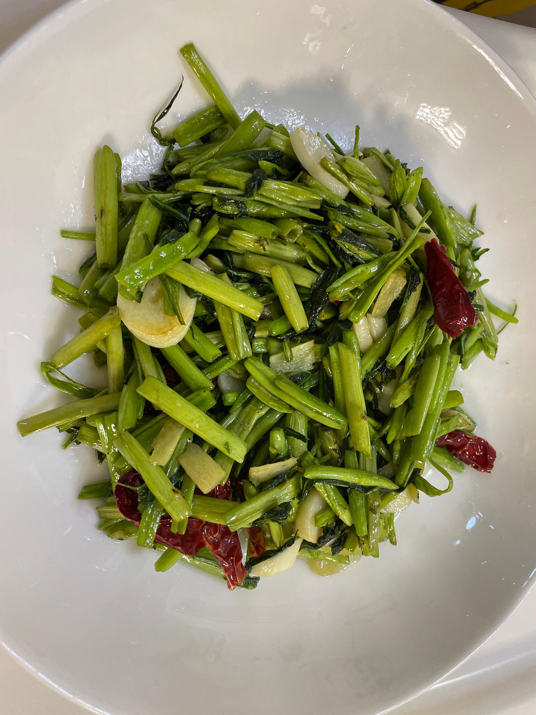 素炒空心菜