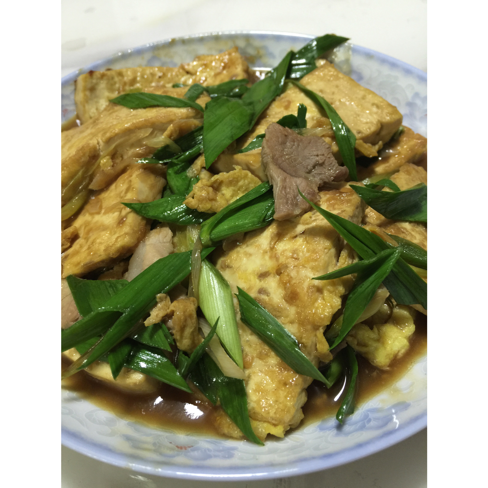 蚝油嫩豆腐