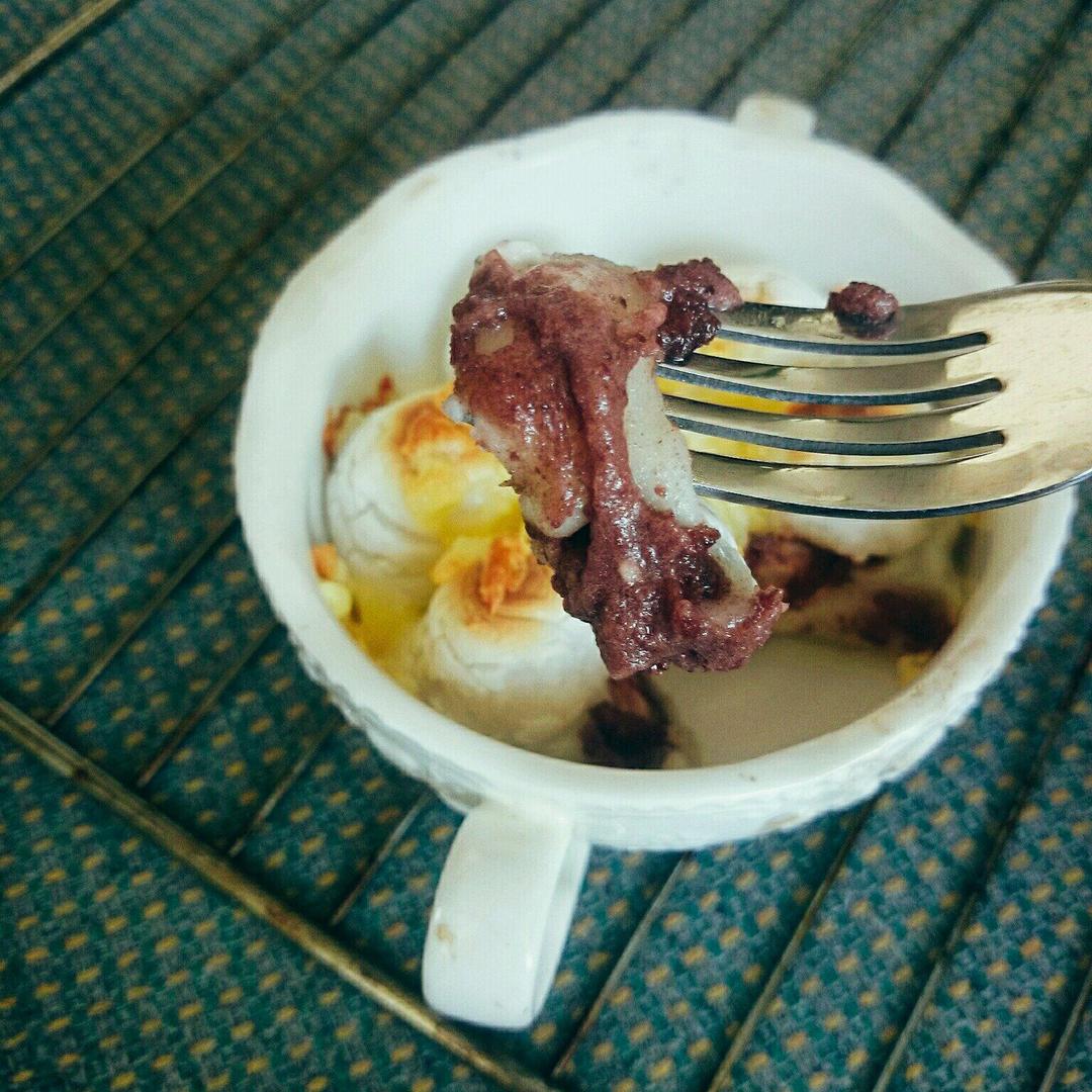 十五分钟快手早餐——自带无敌拉丝的烤速冻汤圆