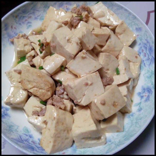 肉末豆腐