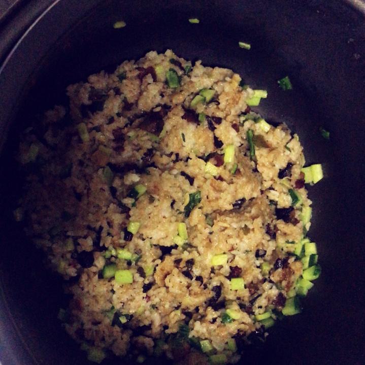 香菇腊肉饭