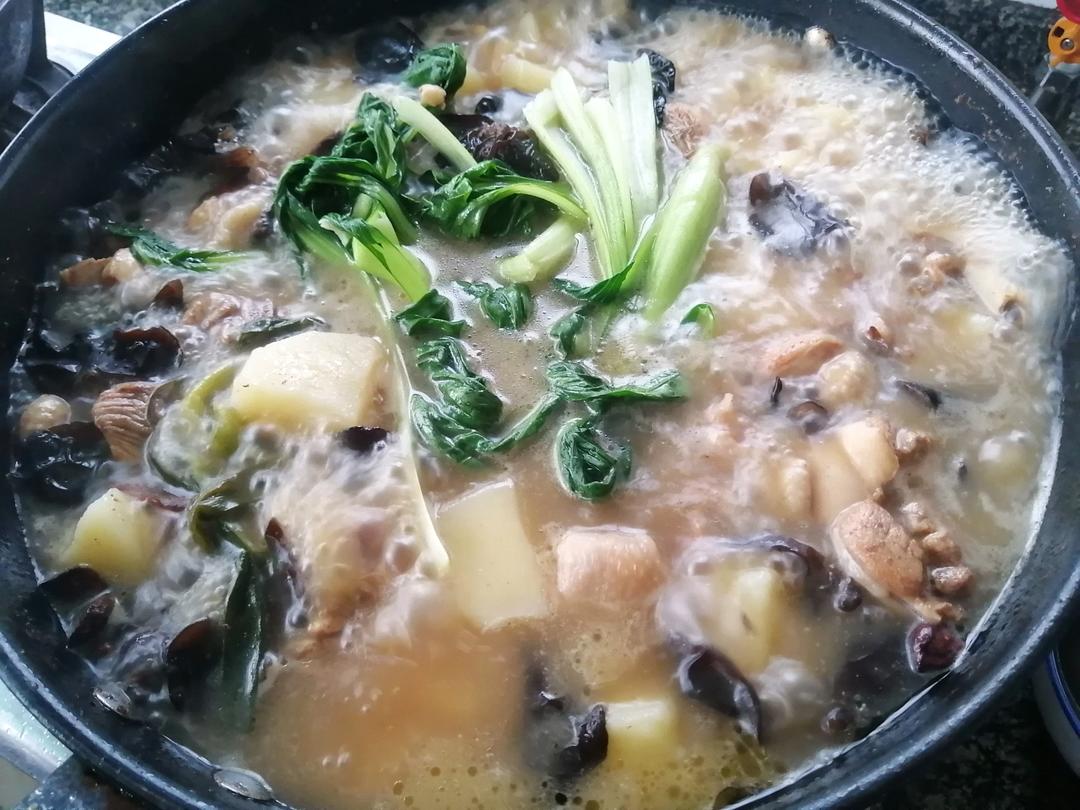 土豆炖鸡腿