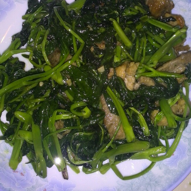 清炒空心菜