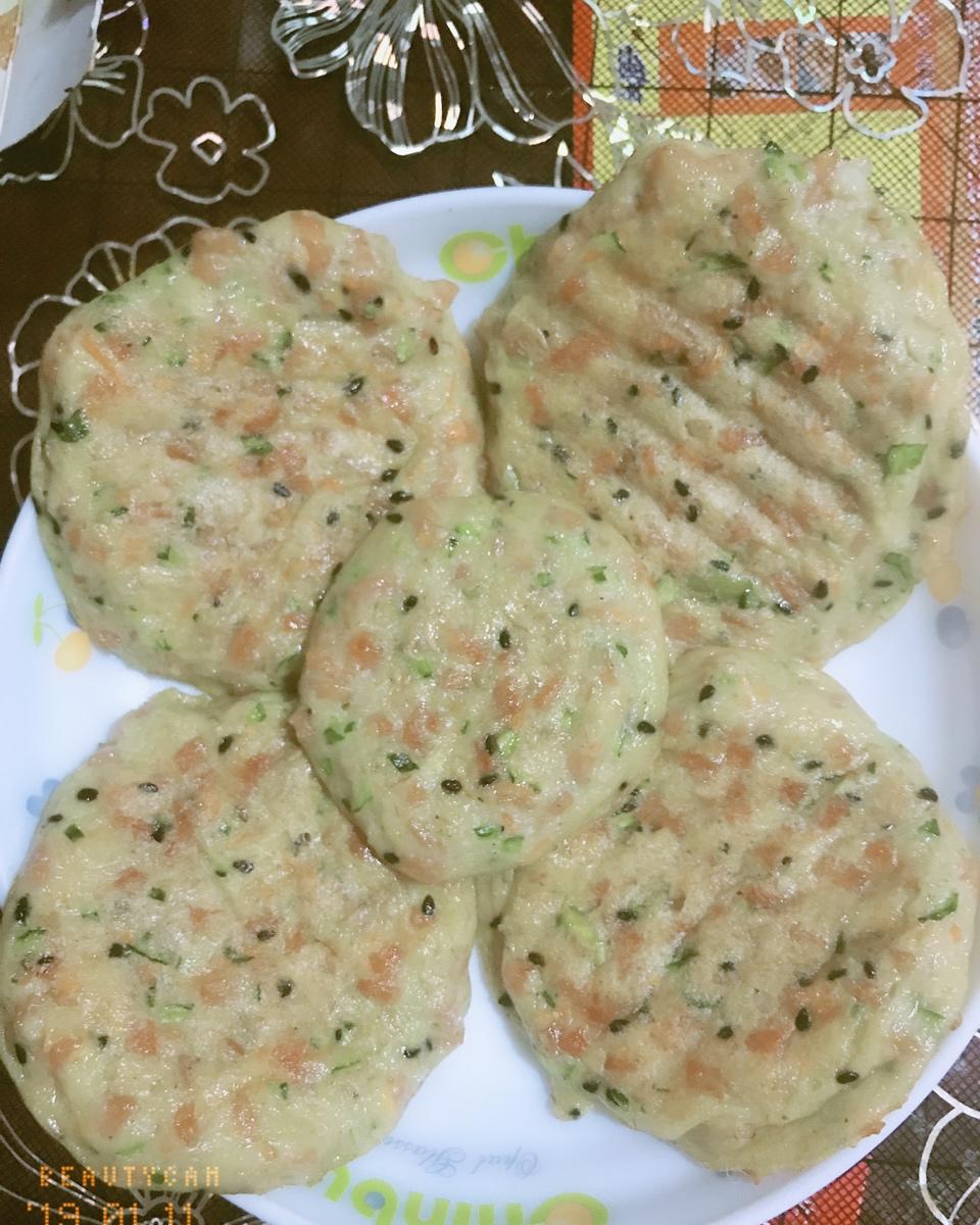 时蔬燕麦饼（快手早餐饼）