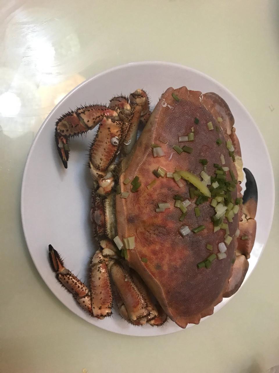 果郡主做的清蒸面包蟹