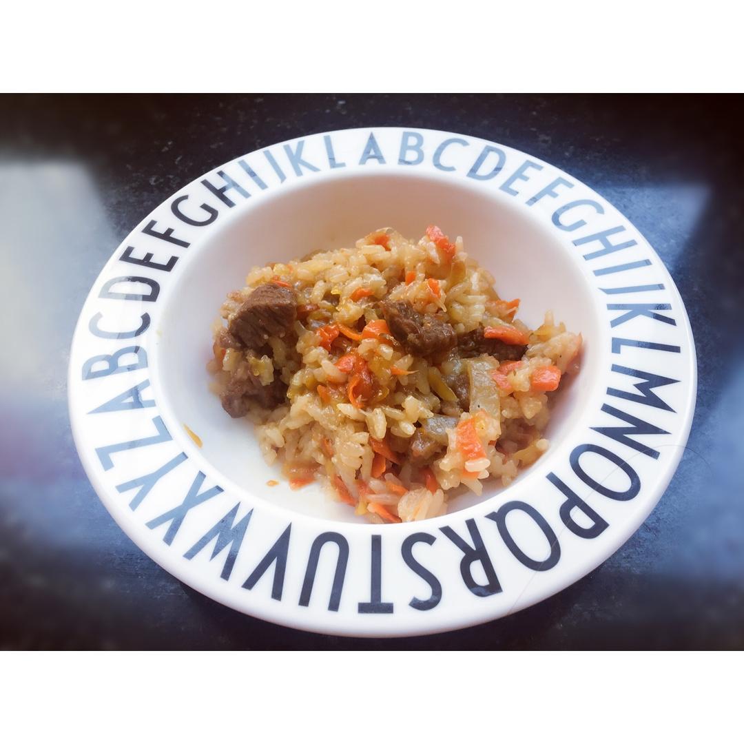 喷香羊肉焖饭