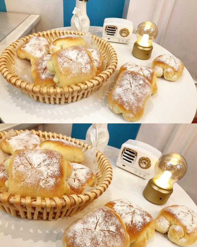 轻盈如棉花·奶香柔绵十足的牛奶面包