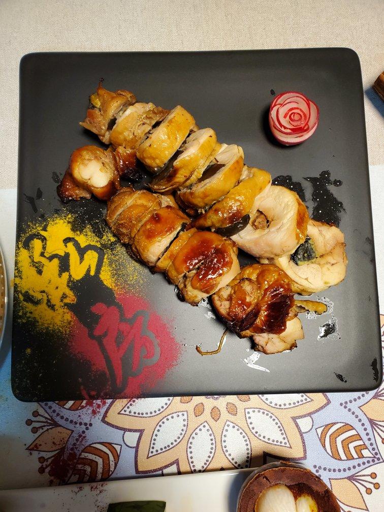 香烤松花鸡腿