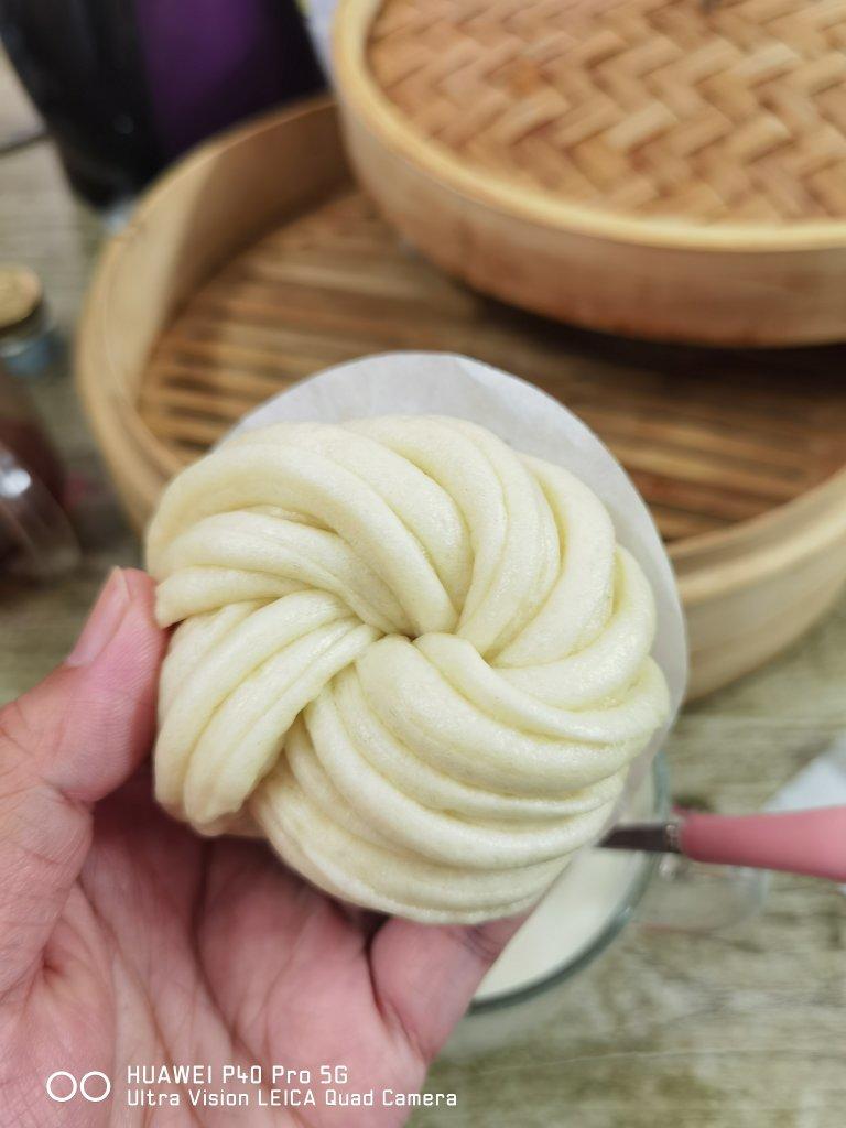 银丝花卷(一次发酵)